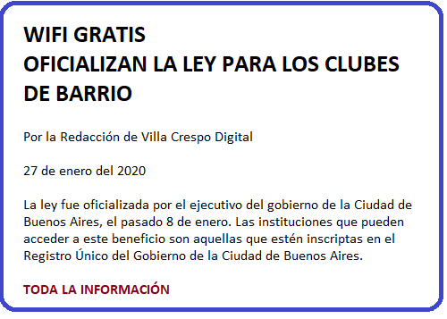 CLUBES DE BARRIO